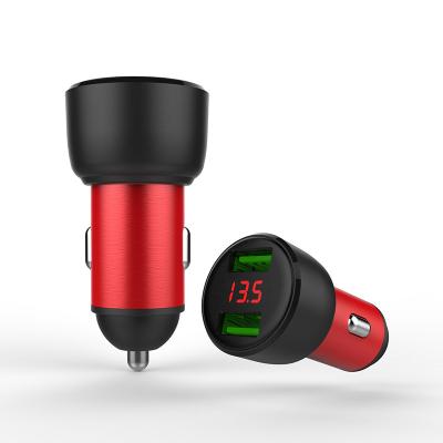 China High Quality QC 3.0 USB Car Charger 2 Fast Hot Selling Phone Palladium Palladium Type C Usb Charger 2 Left Charger for sale