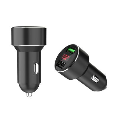 China Dekon Quick Charger QC 3.0 Car USB Charger 36W QC3.0 Dual Ports Car Charger Adapter With Multiple Ports for sale