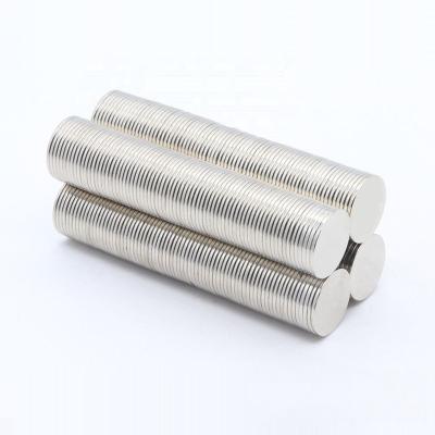 China Free Samples 14*1 Ndfeb Materials Industrial Neodymium Magnetic Round Magnet Permanent Magnet Disc Magnet for sale