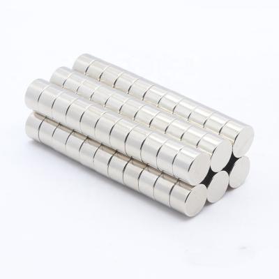 China Industrial Magnet Free Samples 10*5 Round Shape Neodymium Magnet Permanent Ndfeb Disc Nickel Magnetic Materials for sale