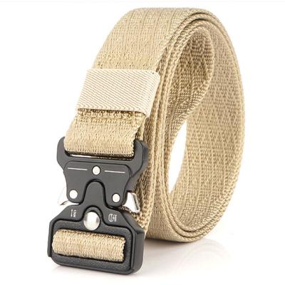 China Widely used for men's and women's belts private label belt quick release tactical buckle 1.5 inch military battle belt for men's nylon belts supplier for sale