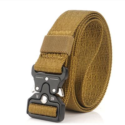 China Self-Defense Force Mountaineering Belt Nickel Free Tactical Belt Men's Casual Nylon Belt for sale