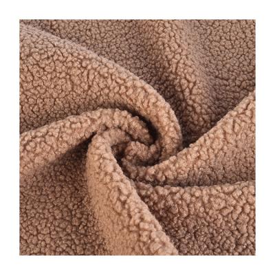 China High Quality Hot Sales Environmental Protection Fleece Fabric 100% Polyester Tela Coral Thick Fleece Fabric for sale