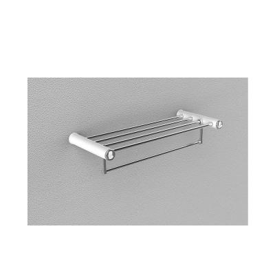 China Wall Mounted Type White Color Clothes Towel Handing Racks With Wall Mount Treatment Shelf for sale