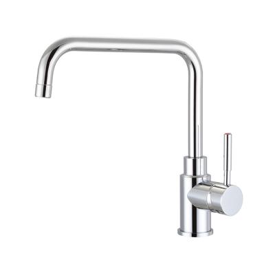 China Thermostatic Faucets Deck Mounted Faucet Construction Solid Brass Kitchen Faucet for sale