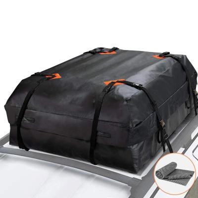 China Multifunctional 15 Cubic Feet Car Roof Cargo Carrier Moving Bag Roof Top Storage Waterproof Bag For Car Suv for sale