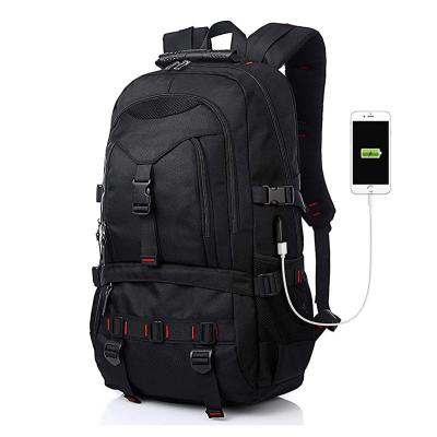 China 28 Liter Industry Laptop Rucksack Cylinder Bag Office Rpet Black Anti-theft Business Urban Backpack For Man Or Woman for sale