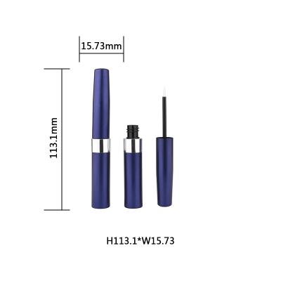 China OEM Round Empty Mascara Tube Container Wholesale Cosmetics Aluminum Cosmetics Tube Empty Mascara Tube Container for sale