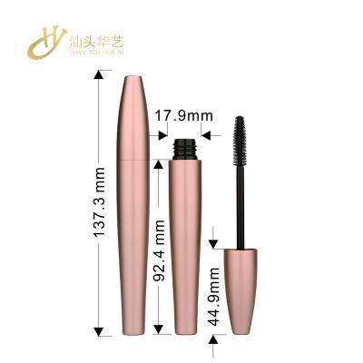 China OEM Round Empty Mascara Tube Container Wholesale Cosmetics Aluminum Cosmetics Tube Empty Mascara Tube Container for sale