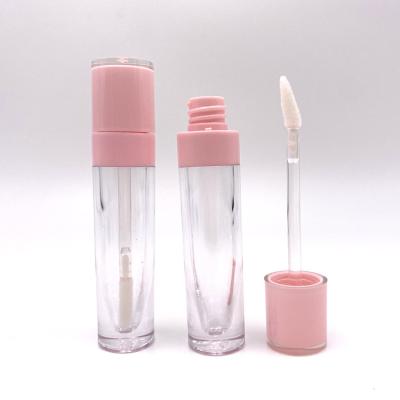 China LOGO Pink Black Silver Clear Private Label Lip Gloss Tube 5ml 8ml 10ml 15ml Cosmetic Custom Empty Squeeze Lip Gloss Containers for sale