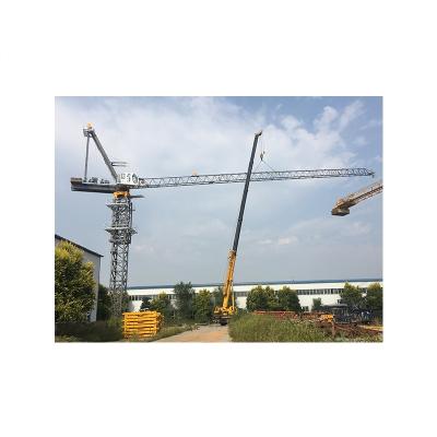 China Tower Crane 50m Boom Length 12 Ton Luffing Jib Tower Crane for sale