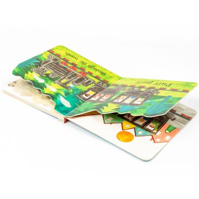 China paper & High Quality Cardboard Printing Service For Customized Kids Hardcover Books for sale