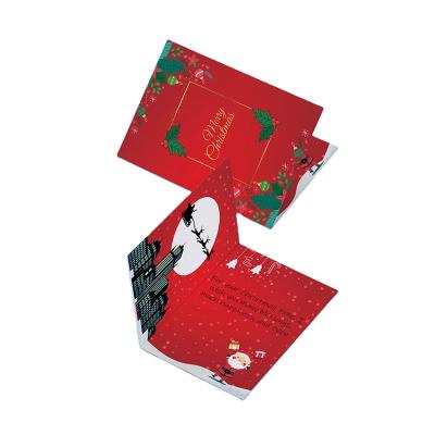 China paper & Handmade Custom Cardboard Christmas Greeting Cards Merry Christmas Cards Printing for sale