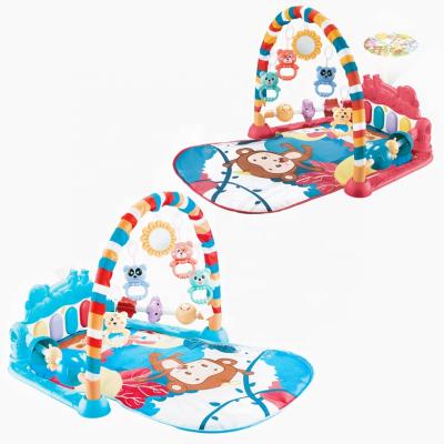 China MILAGRO Toys Safety Baby Play Mat Maker Musical Pedal Keyboard Mat Baby Piano Gym with Protectors for sale