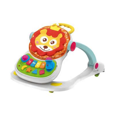 China Factory Wholesale Cotton Toys Baby Walker Musical Activity Baby Walker With Wheels And Seat for sale