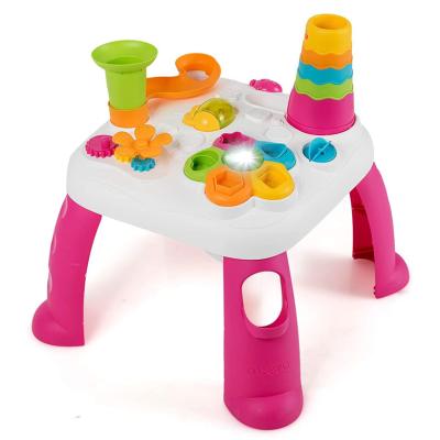 China Baby Musical Learning Table 2 in 1 Sit to Stand Educational Activity Play Center Game Toddler Baby Early Musical Learning Table for sale