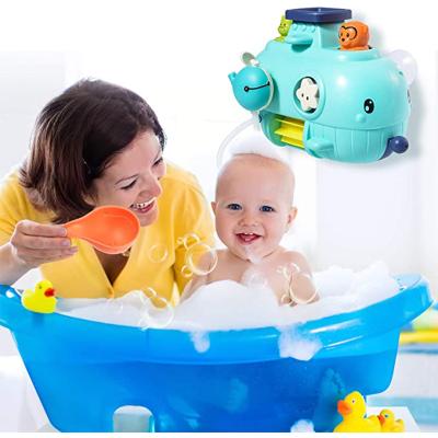 China Baby Submersible Bath Toys Toddlers Bathtub Rotating Sprinkler Water Toys Baby Submersible Bath Toys Eco Friendly for sale