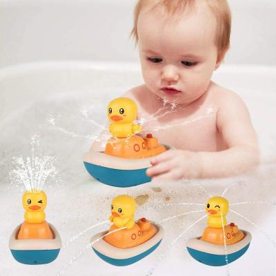 China Yellow Rubber Sprinkler Yellow Rubber Duck Bath Tub Duck Bathtub Shower Water Spray Duck Toy Toddler Infant Baby Yellow Rubber Duck Bath Toy for sale