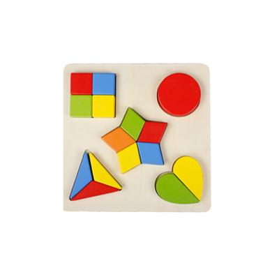 China Wooden MDF Board Toys Preschool Kid Toy Shape Geometric Number Matching for sale