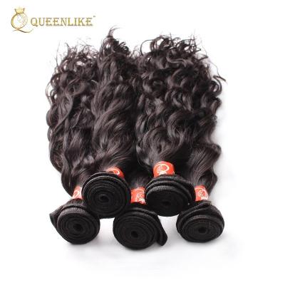 China Mega Wholesale 100% Natural Unprocessed Water Wave Human Hair Weave for sale