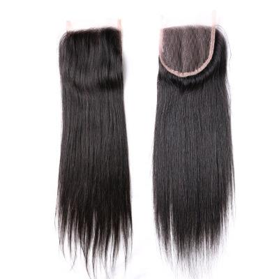 China Unprocessed Raw Virgin Brazilian Straight Hair Bundles With Closure for sale