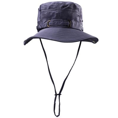 China New Women's Waterproof Brim Sun Protection Sporty Wide Brim Humtto Fishing Boonie Bucket Hats Bulk Fisherman Hat With String For Men for sale