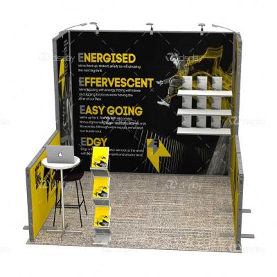 China DIY Newcomer America Standard Modular Aluminum Trade Show Exhibit Displays 10x10 Booth Exhibition Rack for sale