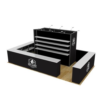 China China Factory 10x20 SEG Custom Logo Convertible High Quality Aluminum Modular Expo Fair Booth With Counters for sale