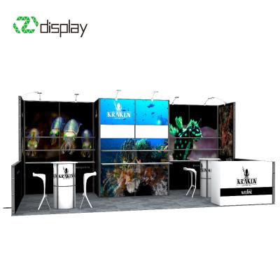 China DIY 10x20 Modular Trade Show Booth With Graphic for sale