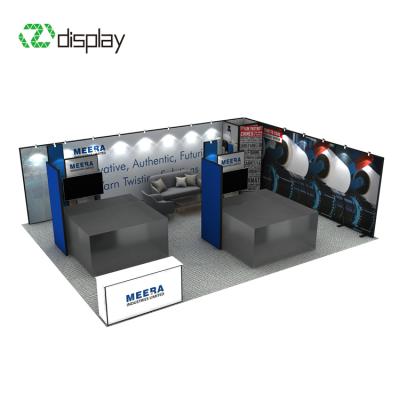 China Lightweight Reusable Easy To Install And Dismantel Luban System Aluminum Display Recycle Modular Exhibition Booth For Trade Show Stand for sale