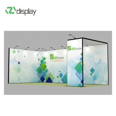 China 10X30 Aluminum Aluminum Modular Exhibition Booth With Graphic for sale