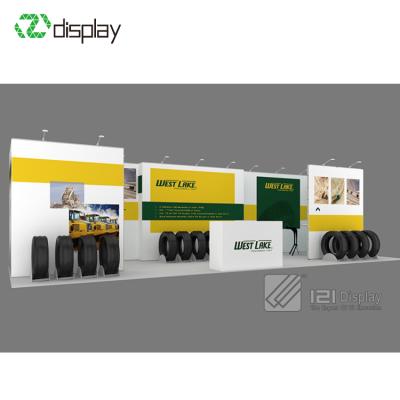 China Portable Aluminum 3x9 Trade Show Exhibition Booth With Graphic for sale