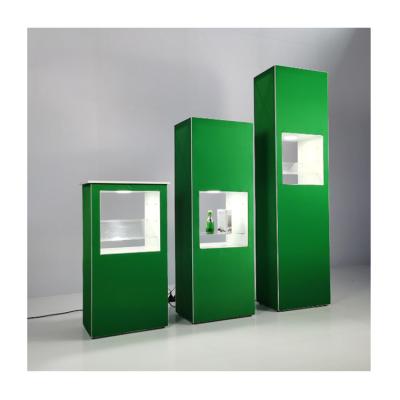 China Portable And Reusable Indoor DIY Showcase With Cabinet For Trade Show Exhibition Booth for sale