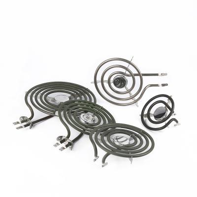 China 304 Stainless Steel Single Burner Cooker Coil Hot Plate Heater For Electric Stove Tubular Heating Element Replacement With Tripod for sale