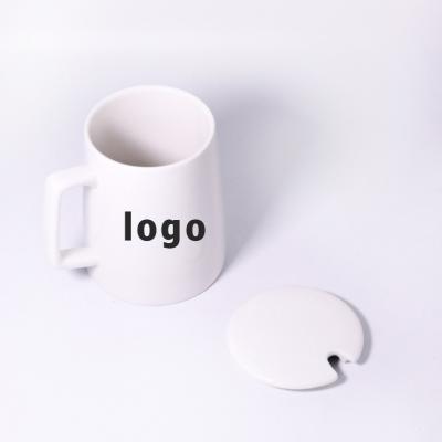 China Viable can be white sublimation mug with lid for sale