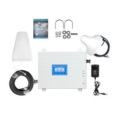 China desktop signal booster 2g 3g 4g 900 band booster/factory DROP SHIPPING home mobile network signal booster tri lte 1800 2600 for sale