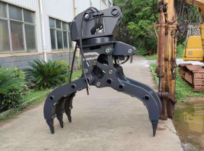 China Max Jaw Opening 1500mm Rock Rotating Grab For Excavator for sale