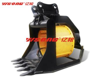 China YISONG 360 Degree Rotating Screening Bucket Excavator Buckets for sale