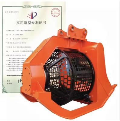 China Customized ISO9001 Mini Digger Soil Screener For Excavator 2.5T-35T for sale