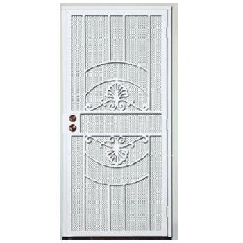 China Fireproof Steel Security Doors Wrought Iron Main Doors Design Wrought Iron Security Doors for sale