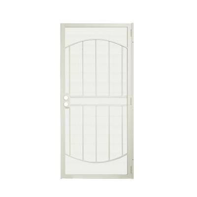 China Traditional Wrought Iron Front Entrances Residential Luxury Stainless Steel Security Exterior Doors for sale