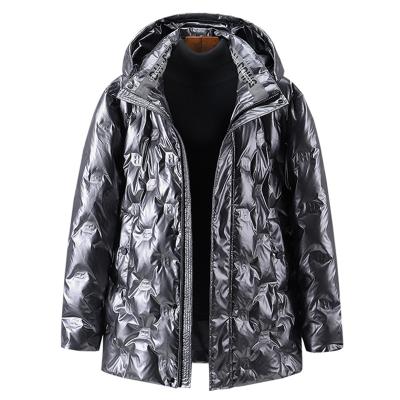 China Anti-wrinkle Mens Clothing Winter Duck Down Long Jacket Coat for sale