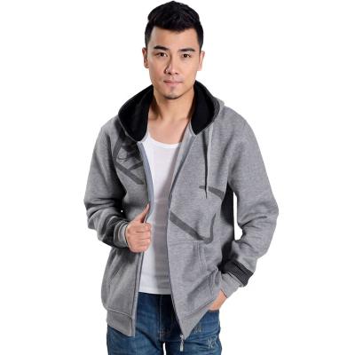 China Anti-Wrinkle Men's Hoodies Regular Solid Custom Hoodie Print Hooded Sweatshirts Casual Spring Oversized Knitted Sustainable Zipper Up Cotton for sale