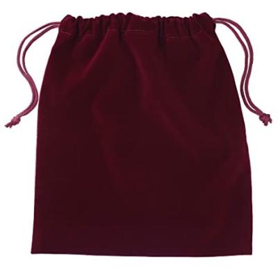 China 2021 Recyclable New Style Luxury Suede Jewelry Watch Pocket Velvet Dust Drawstring Bag for sale