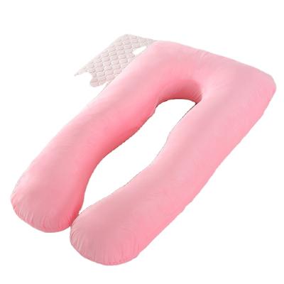 China U Shaped Full Body Maternity Pillow Anti-Static Pregnancy Pillow For Sleeping With Removable Cotton Cover for sale