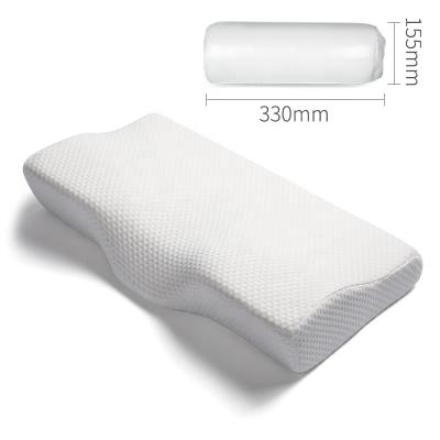 China Anti-static Orthopedic Cervical Neck Support Pain Relief Cutout Butterfly Shape Anti Snoring Bed Almohadas Ortopedicas Memory Foam Pillow for sale