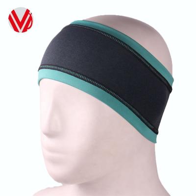 China Reflective print; Fashionable Luxury Quick Dry Custom Sports Wide Reflective Printed Running Headbands Comfortable Soft Sample Available for sale