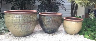 China Rustic Garden Pots, Outdoor Pots, Ceramic Pots, 9563 S/5 for sale