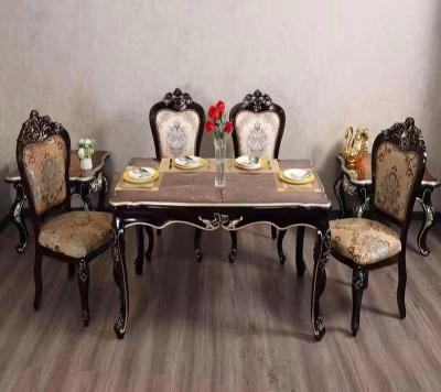 China Rectangle Victorian Antique Dining Table, Rococo Furniture, Living Room, Rectangle, Stone 6 Seater for sale