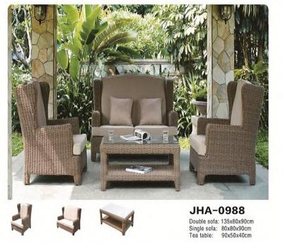 China Outdoor Garden Sofa Set Eco Friendly Rattan Modern Wicker Patio Furniture for sale